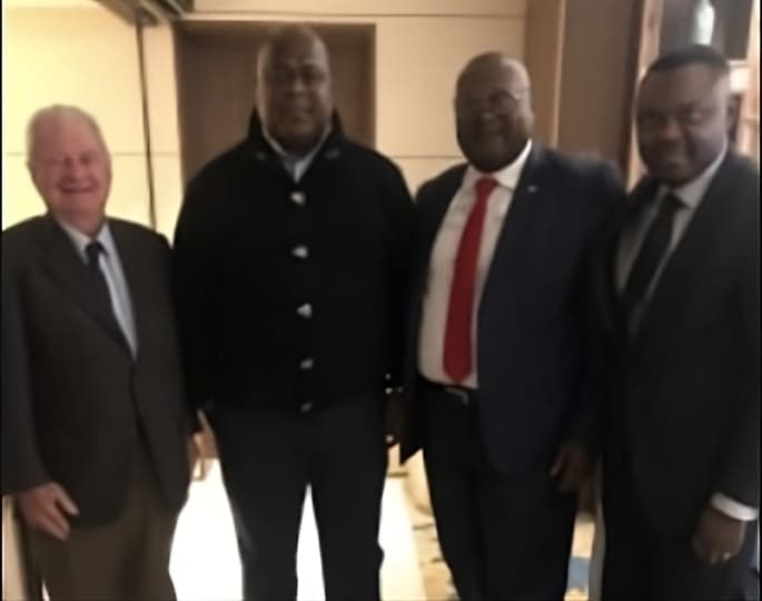 With President Felix Tshisekedi, President of DRC