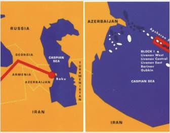 Turkmenistan oil and gas blocks