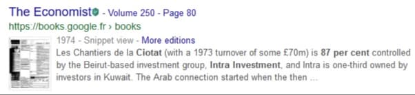 Google Maps view of Chantiers Navals de la Ciotat shipyard