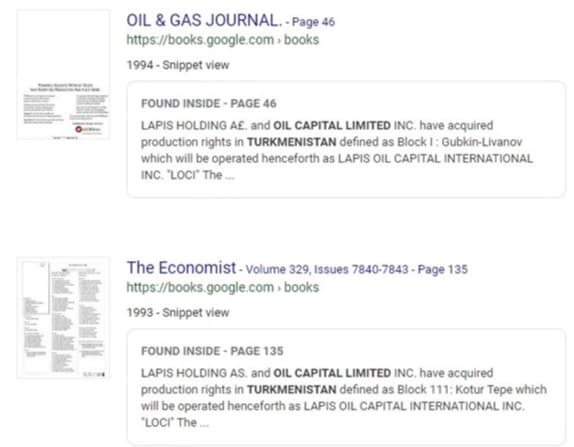Turkmenistan oil and gas exploration site