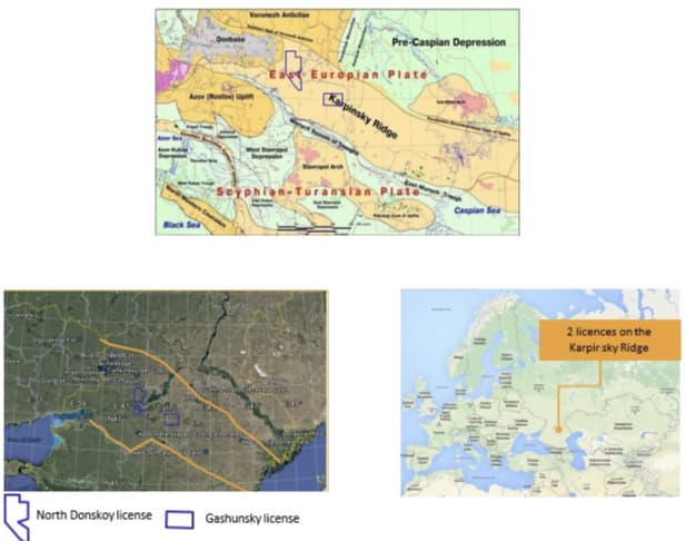 Karpinsky Ridge geological map